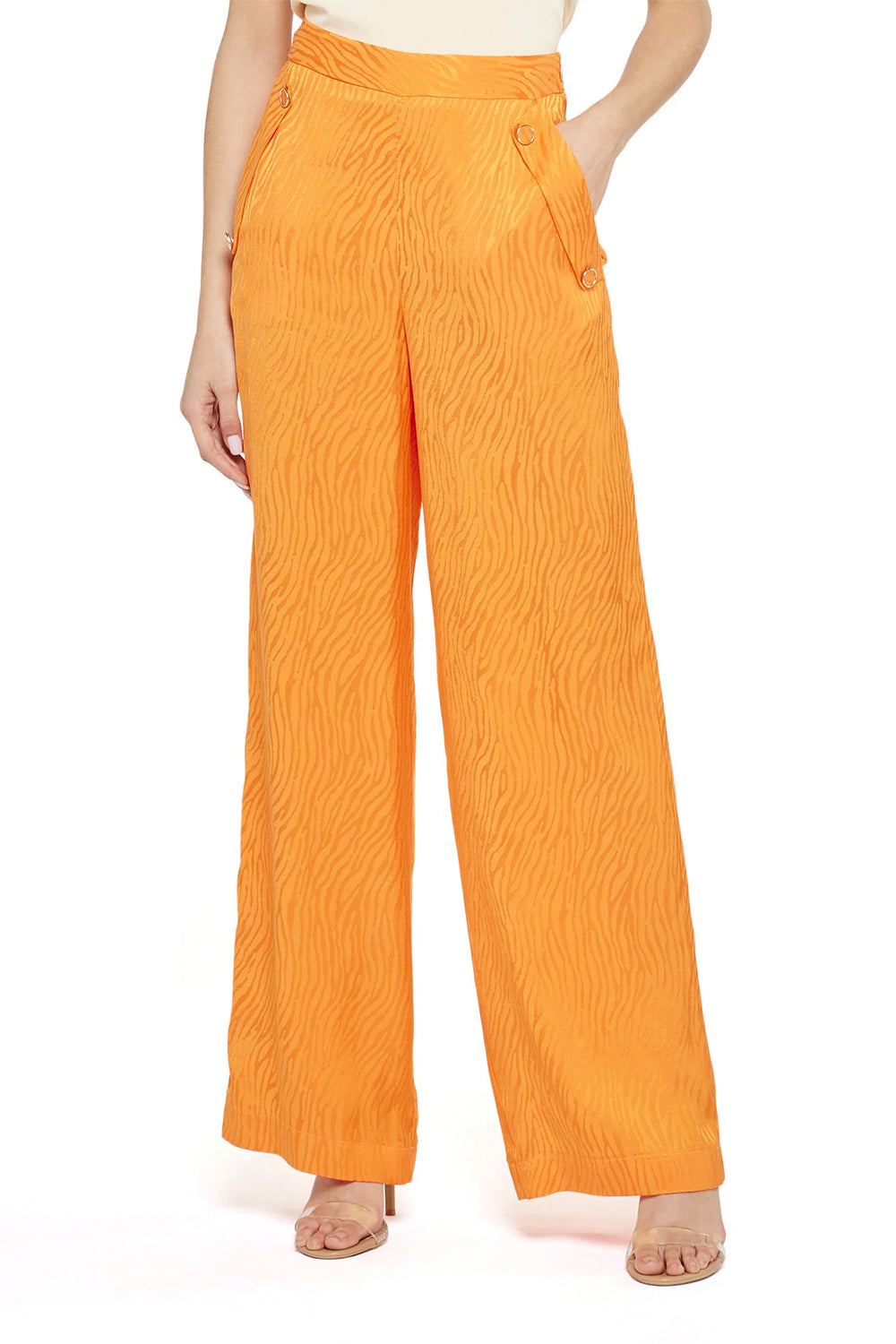SIMONA CORSELLINI Pantalone in jaquard zebrato Pants SIMONA CORSELLINI
