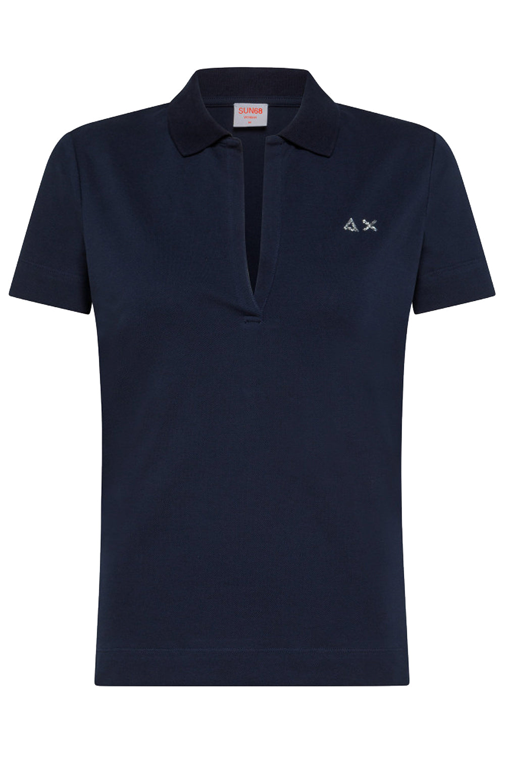SUN 68 Polo shirt con strass