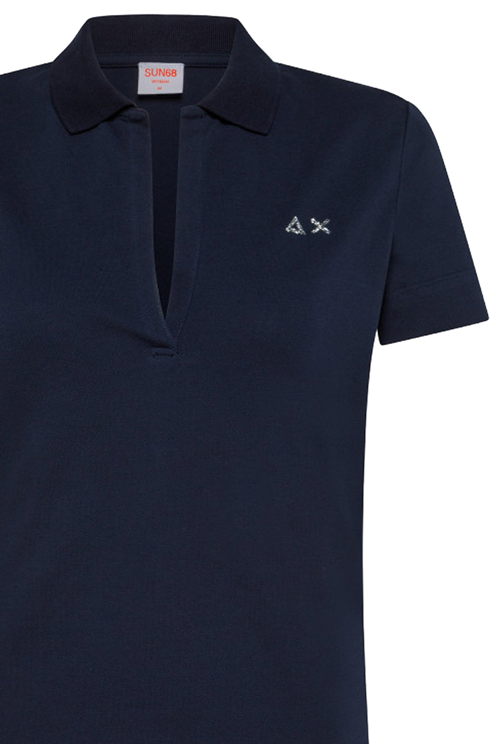 SUN 68 Polo shirt con strass