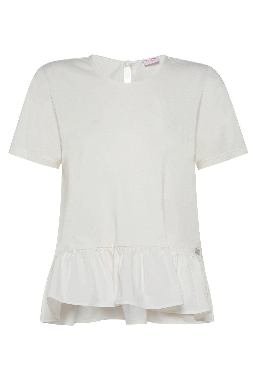 Tshirt doppio tessuto con balza - SUN68 T-shirt SUN 68