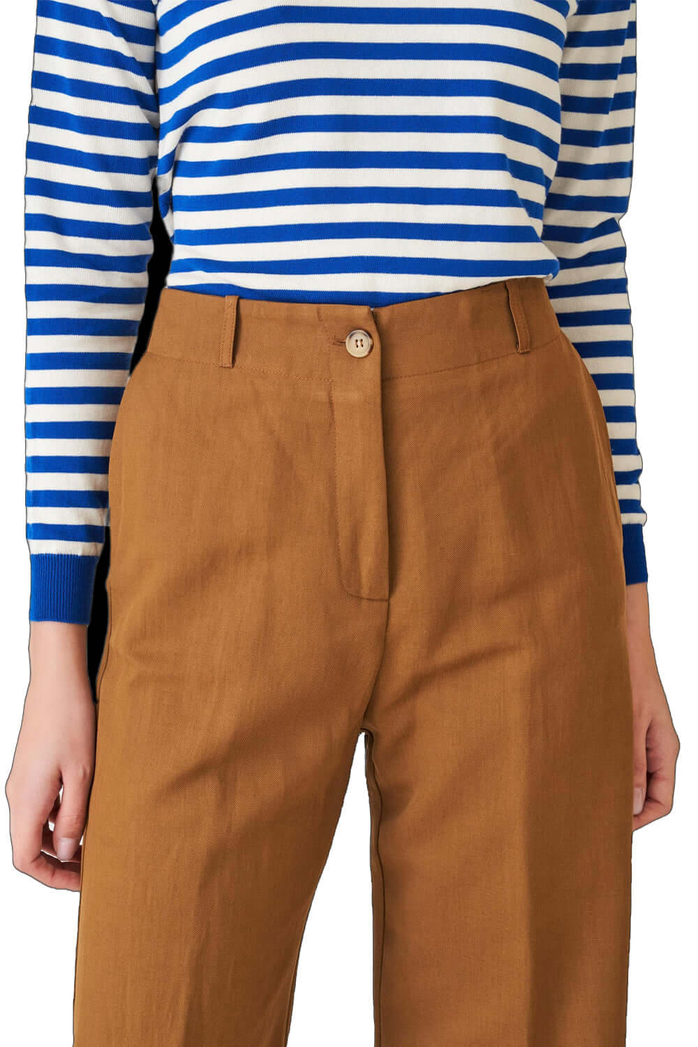 Pantalone in lino e cotone ampio - SUOLI Clothing SUOLI