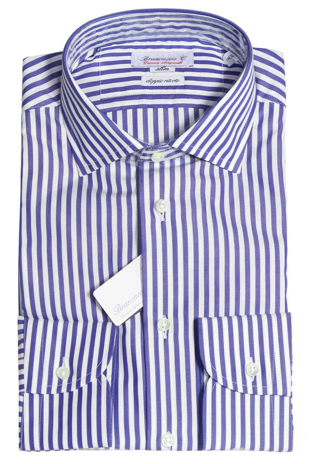 Camicia a righe blu- BRANCACCIO Camicia BRANCACCIO   