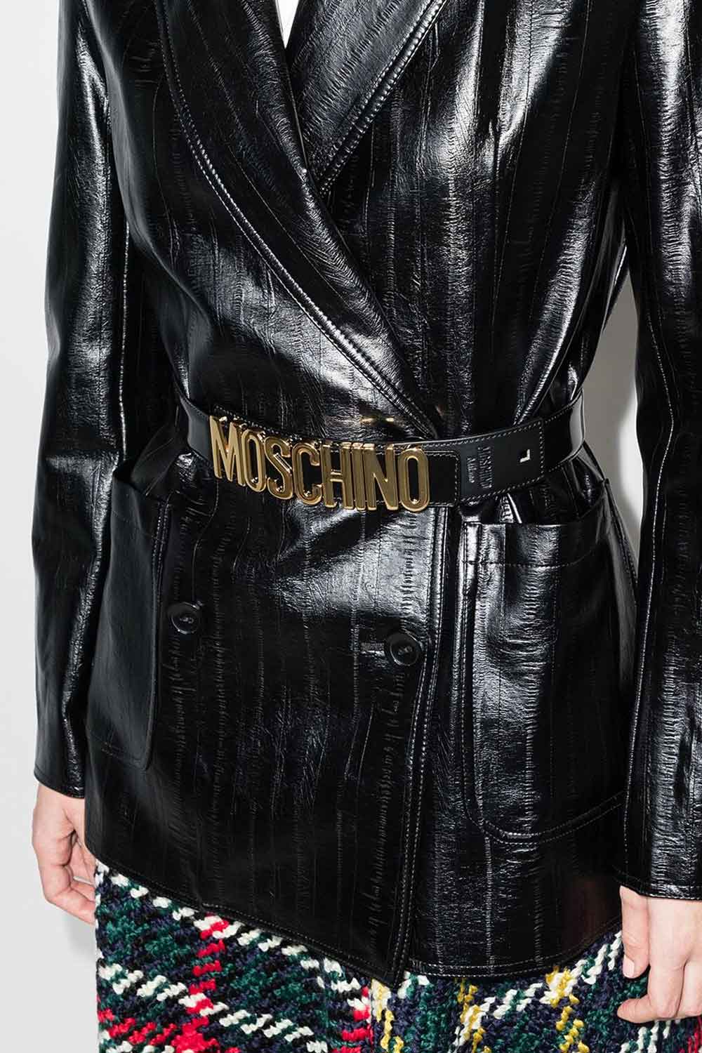 MOSCHINO Cintura grande in vernice Uncategorized MOSCHINO