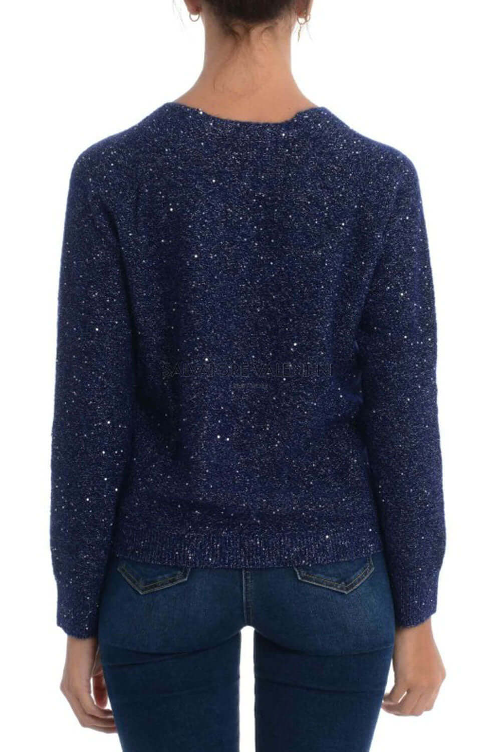 Maglia girocollo in lana glitter - SUN 68 SUN 68