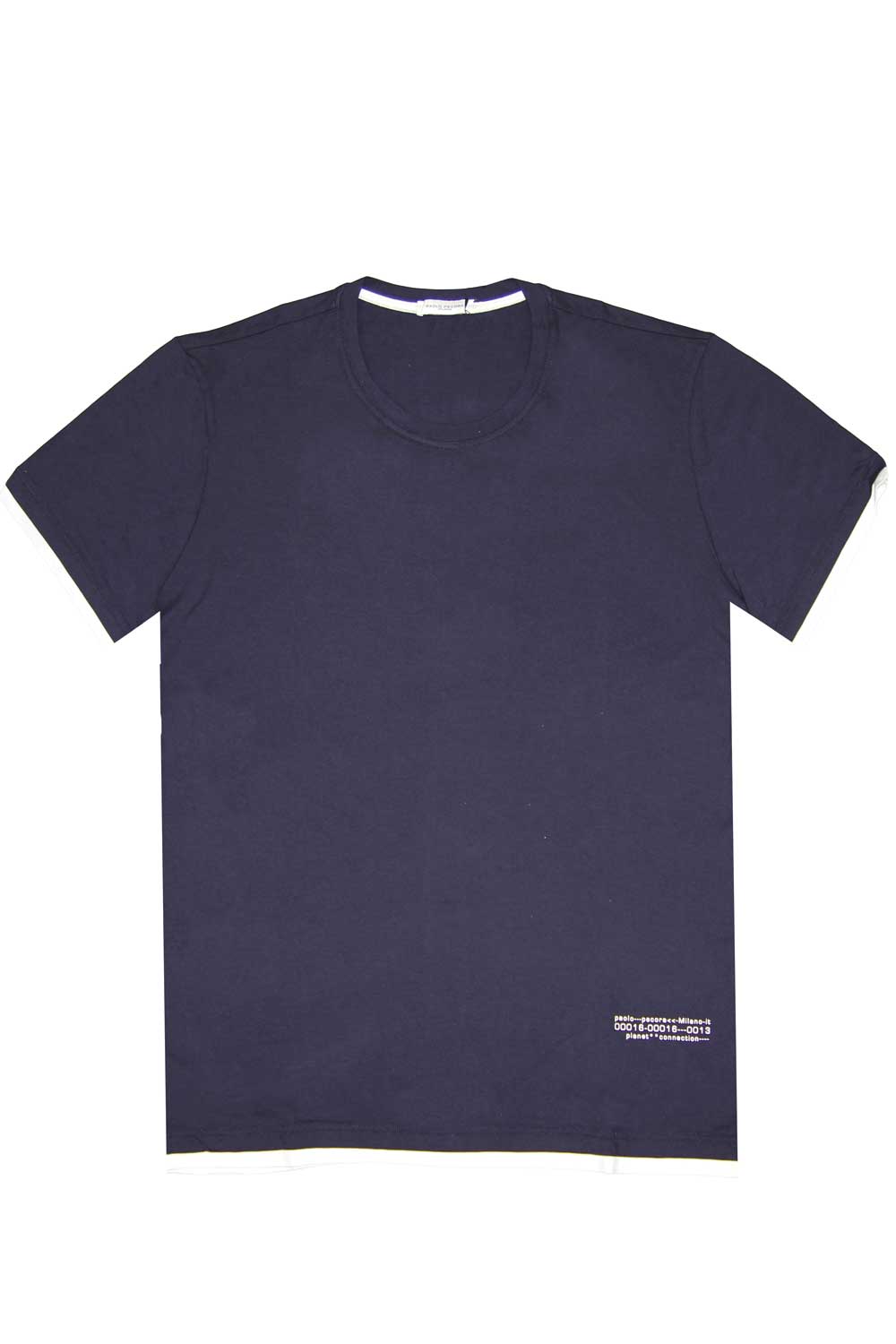 Tshirt con bordi a contrasto - PAOLO PECORA PAOLO PECORA