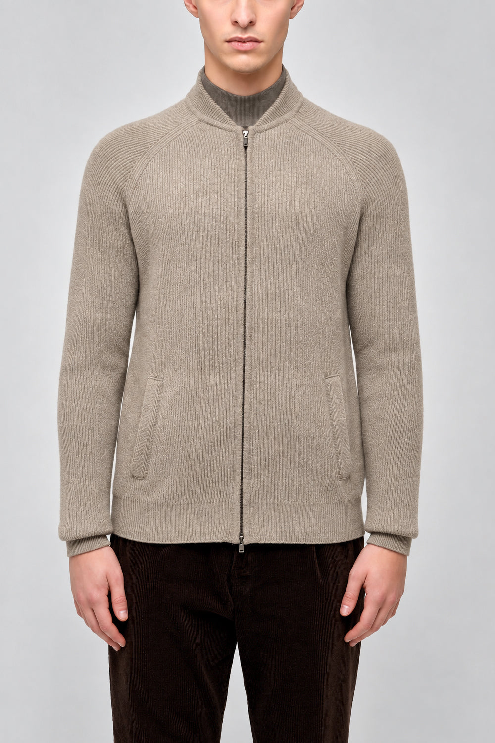 FILIPPO DE LAURENTIIS Giacca bomber in lana e cashmere