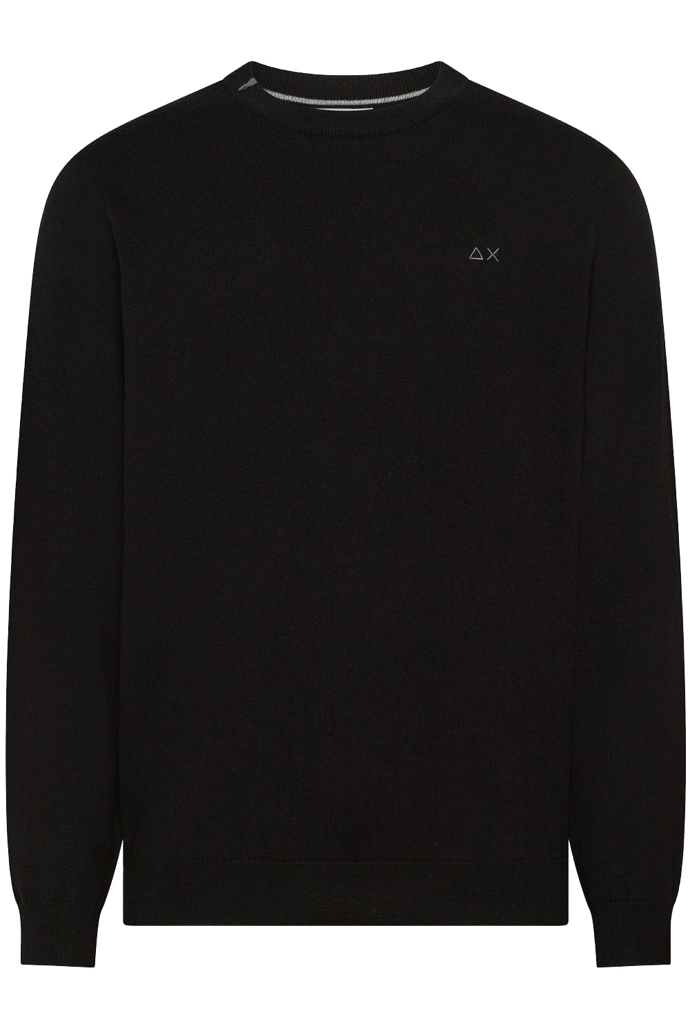 SUN 68 Maglia girocollo in cotone e lana