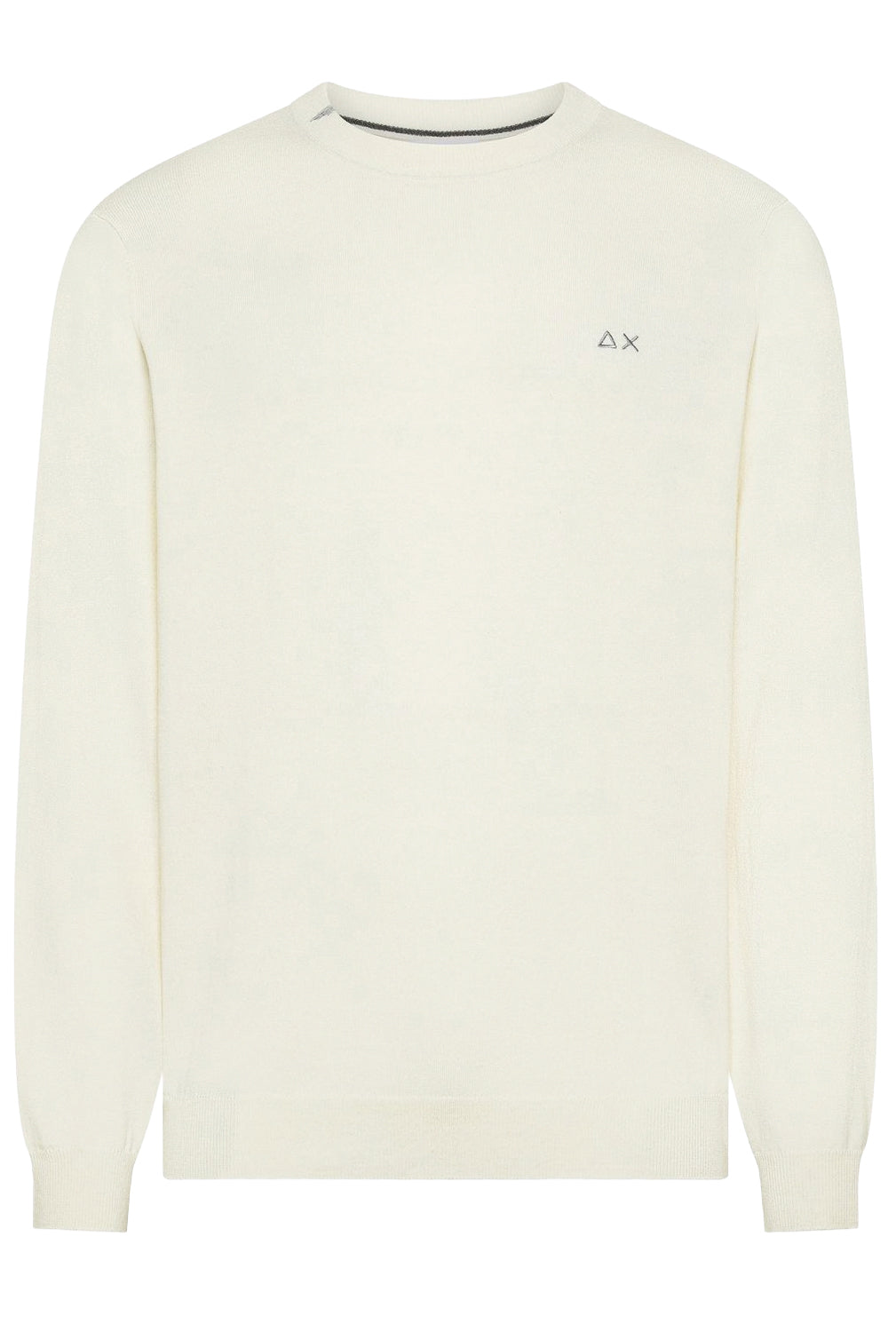 SUN 68 Maglia girocollo in cotone e lana