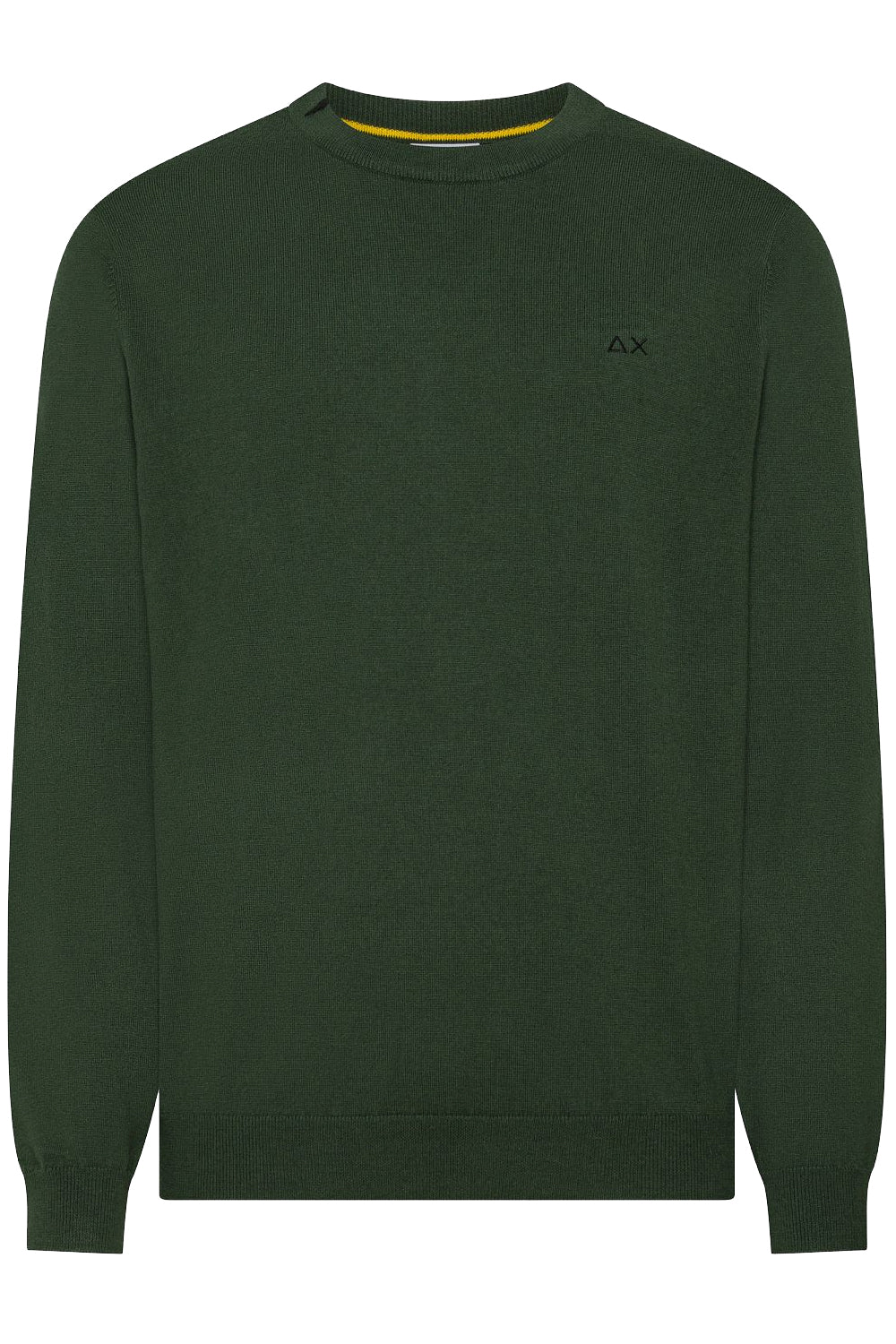 SUN 68 Maglia girocollo in cotone e lana