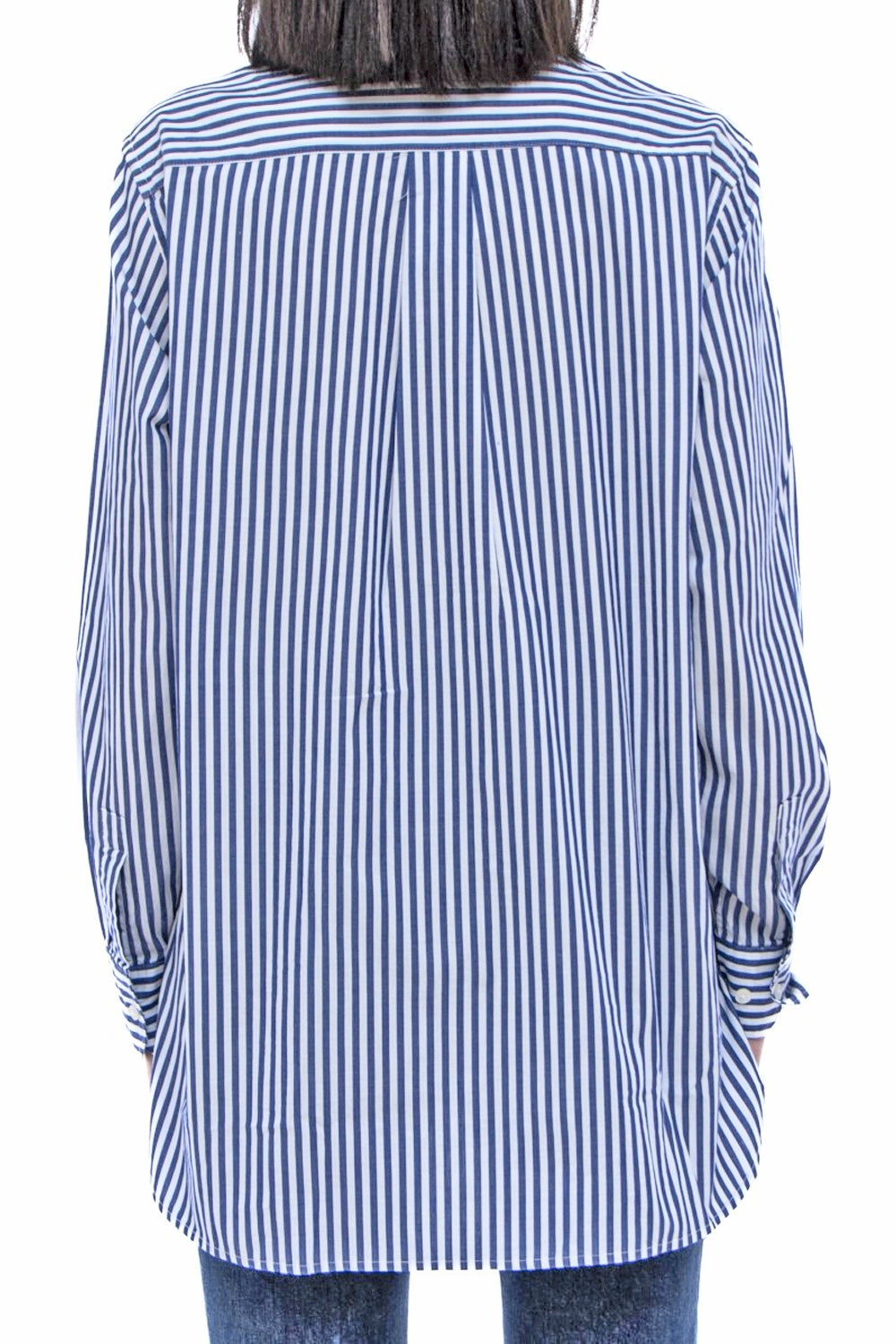 SUN 68 Camicia in cotone oversize a righe Clothing SUN 68