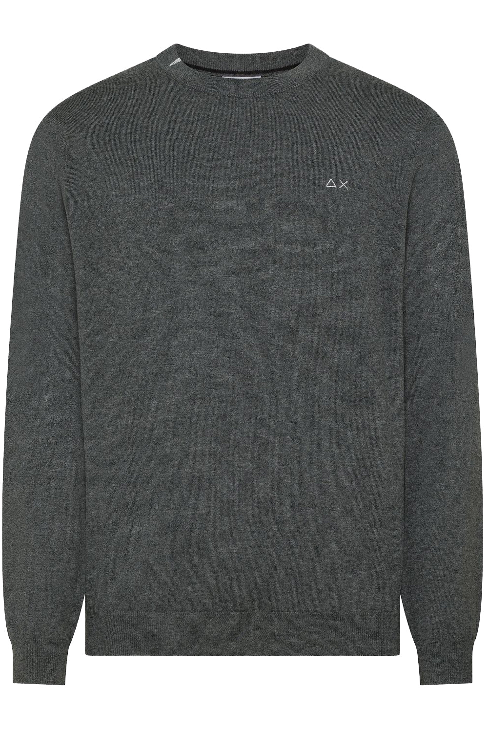 SUN 68 Maglia girocollo in cotone e lana