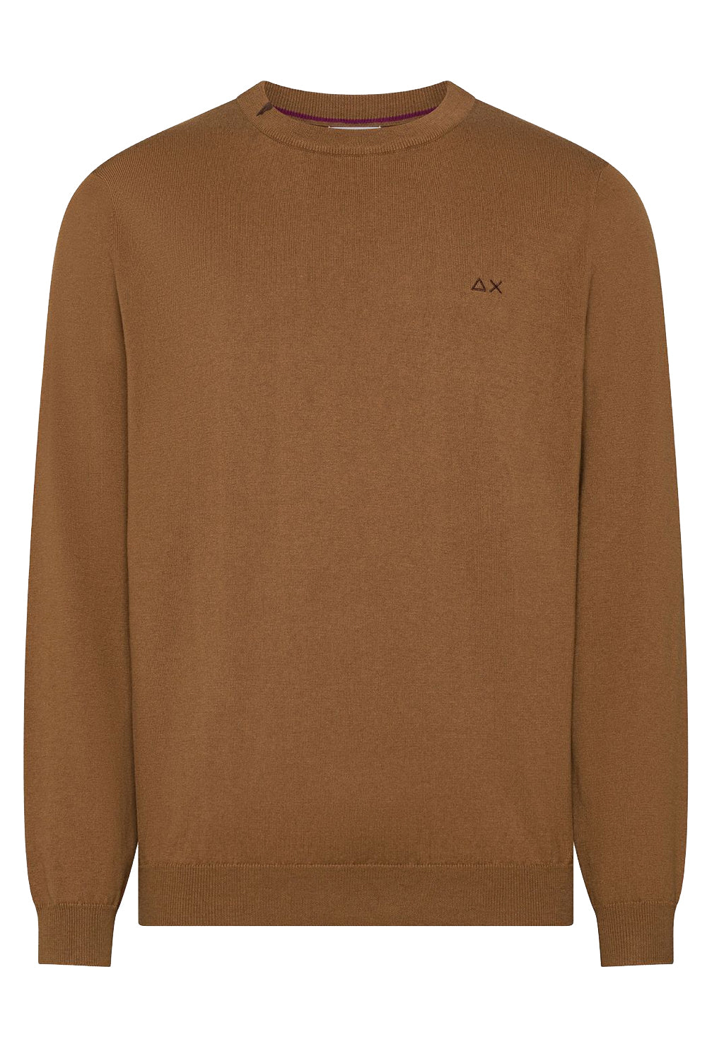 SUN 68 Maglia girocollo in cotone e lana