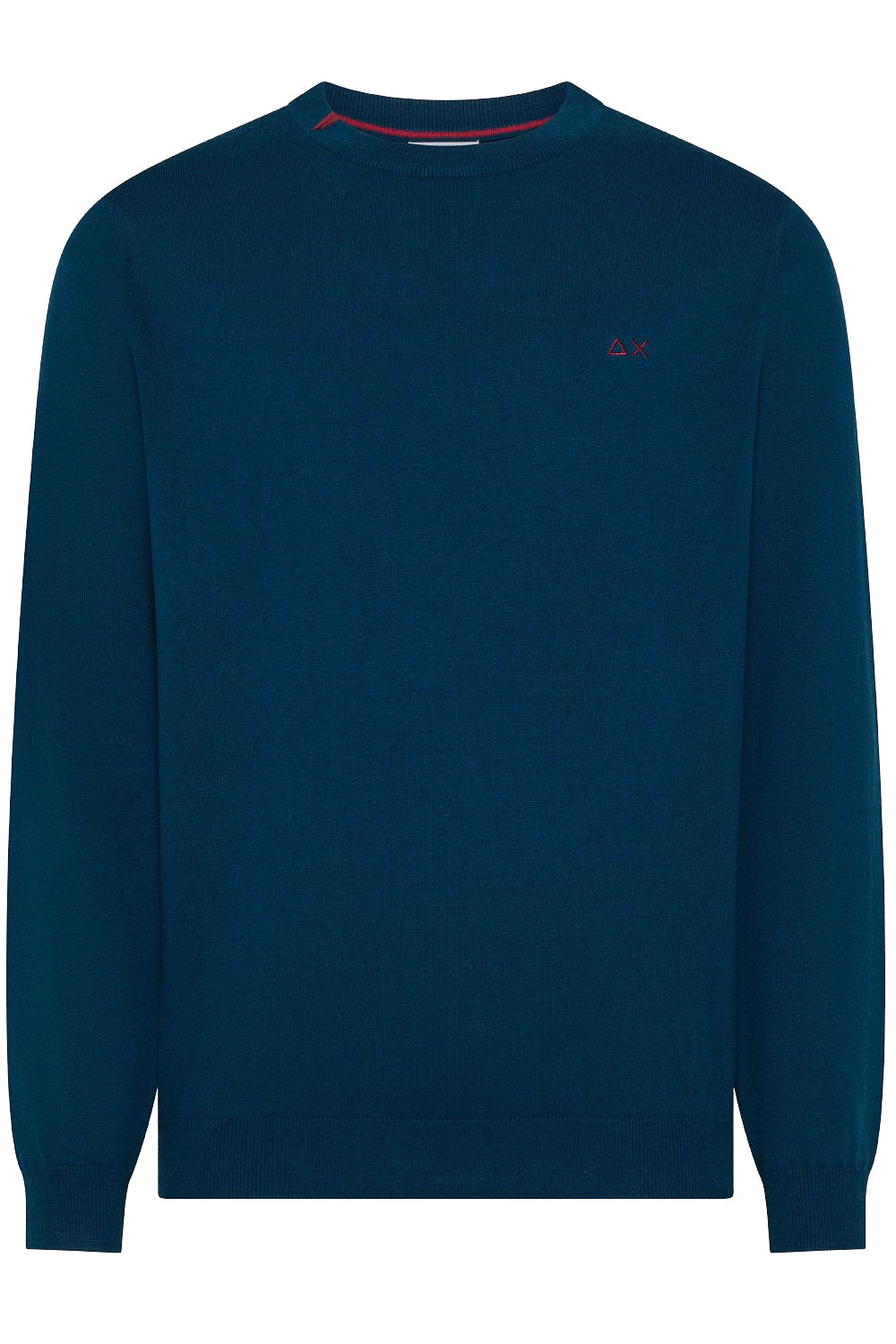 SUN 68 Maglia girocollo in cotone e lana