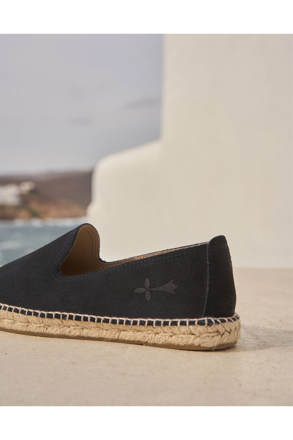 MANEBI Espadrilas in suede con suola in iuta