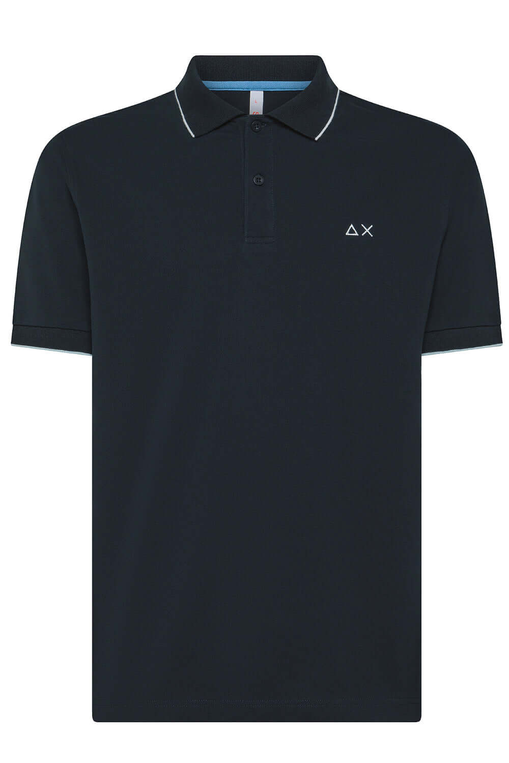 SUN 68 Polo small stripes on collar Uncategorized SUN 68