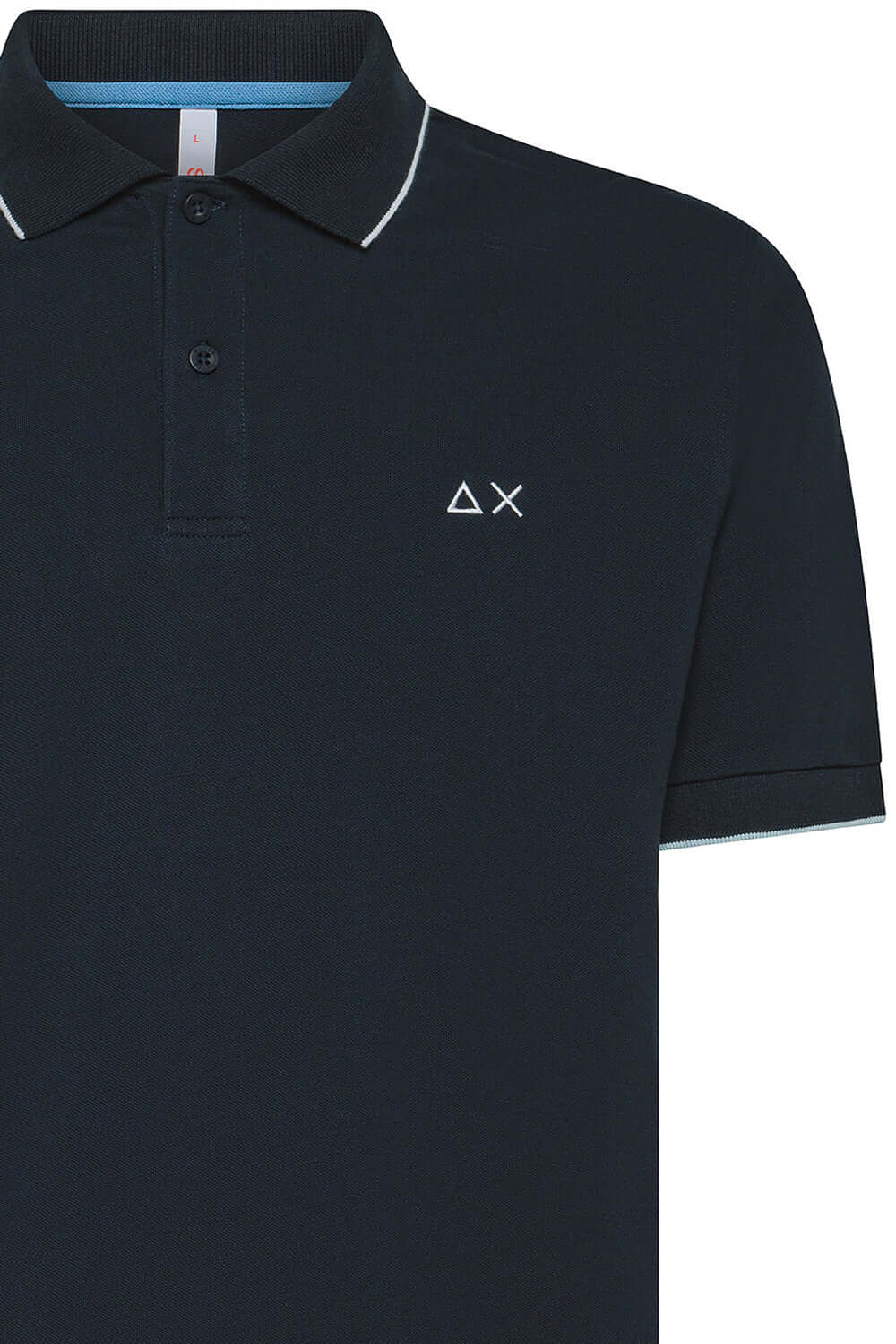 SUN 68 Polo small stripes on collar Uncategorized SUN 68