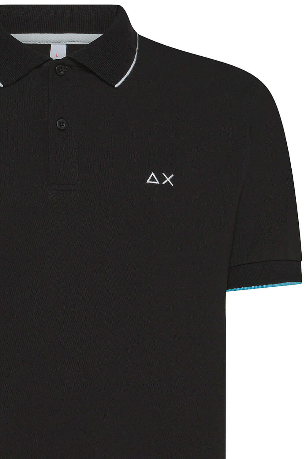 SUN 68 Polo small stripes on collar Uncategorized SUN 68