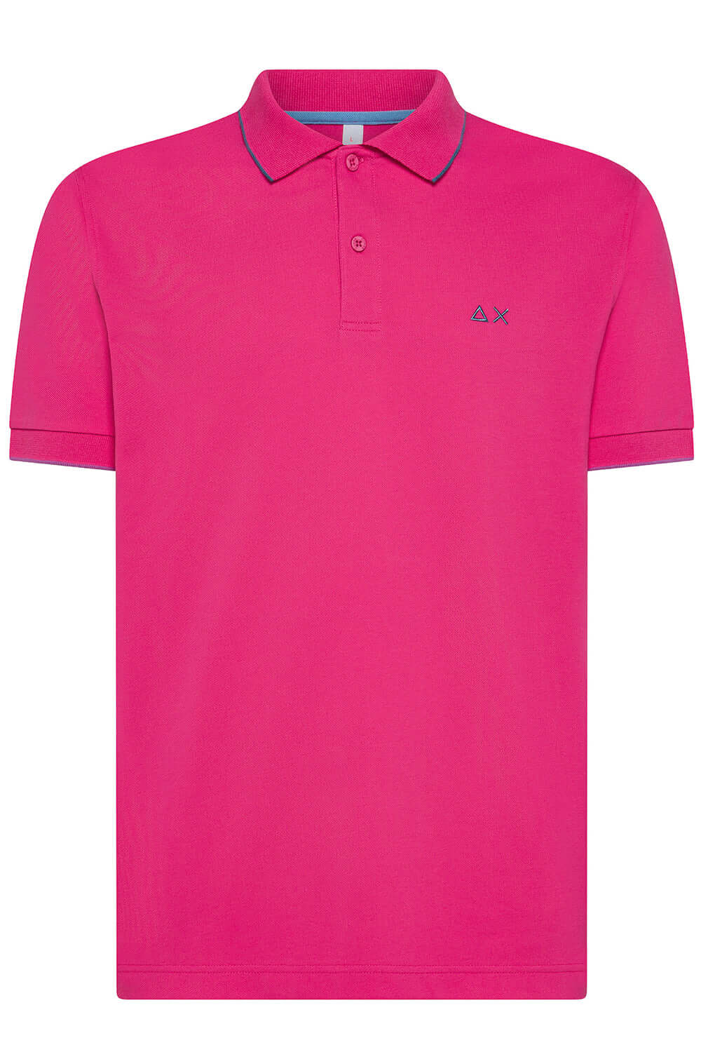 SUN 68 Polo small stripes on collar Uncategorized SUN 68