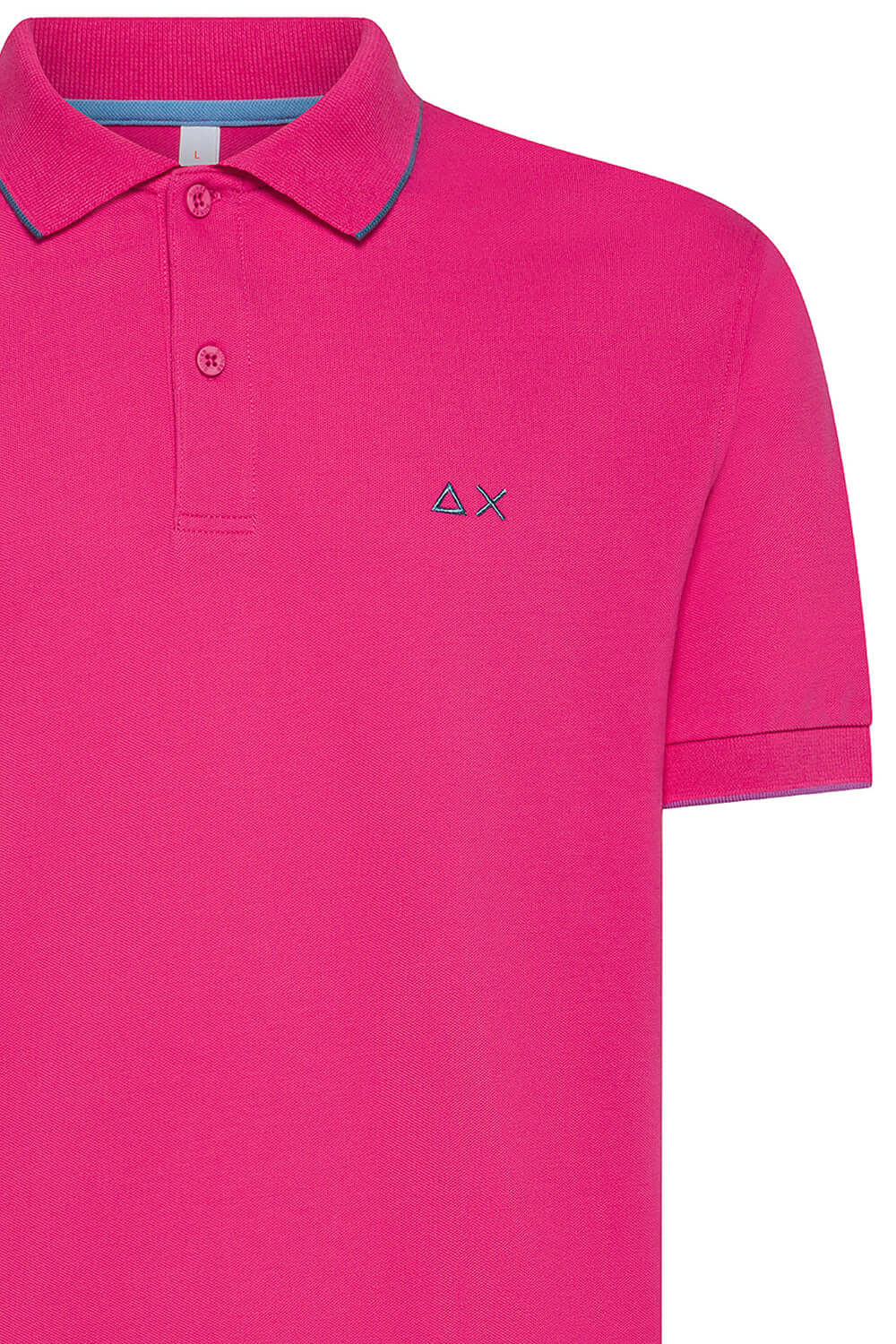 SUN 68 Polo small stripes on collar Uncategorized SUN 68