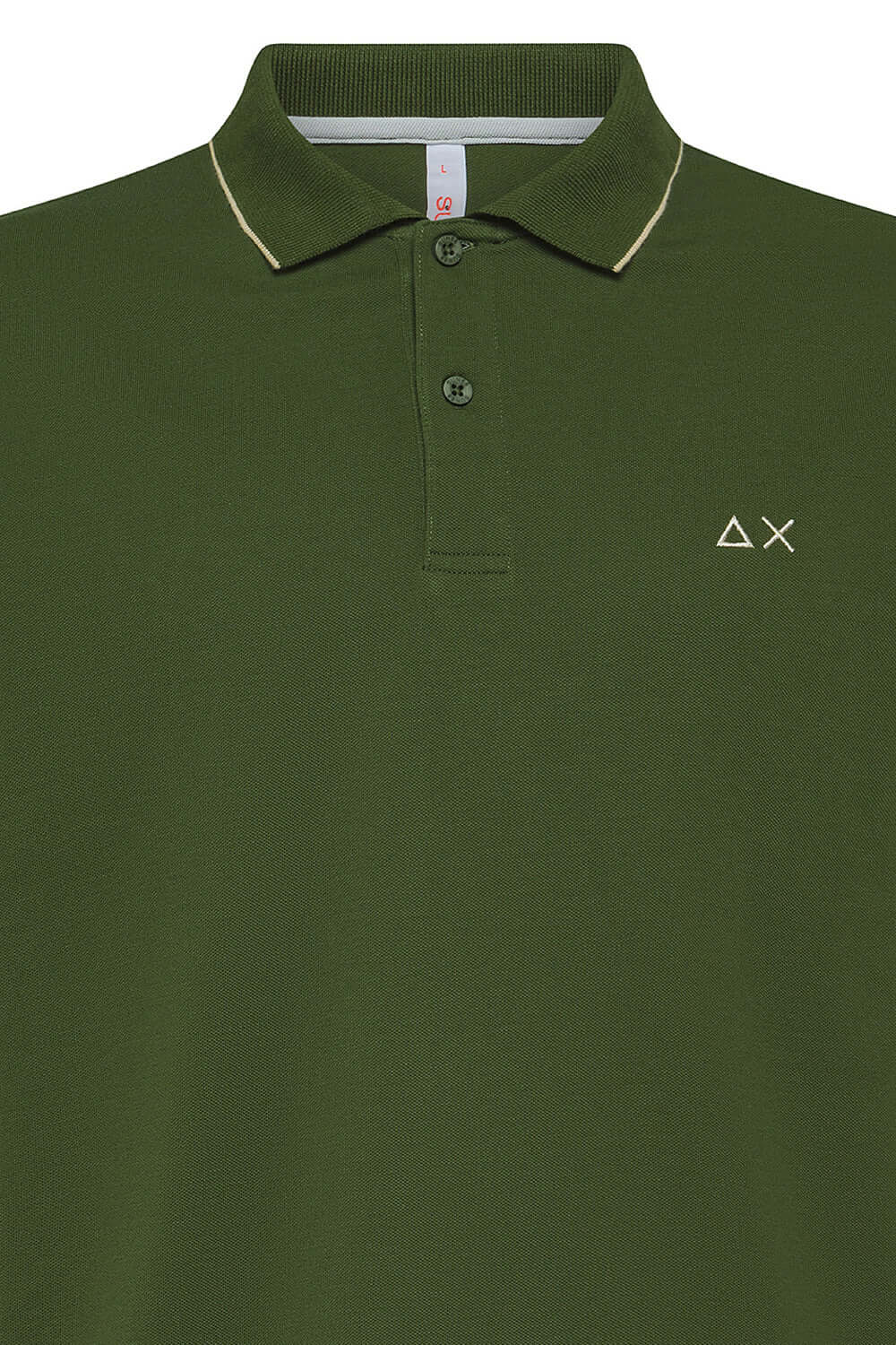 SUN 68 Polo small stripes on collar Uncategorized SUN 68