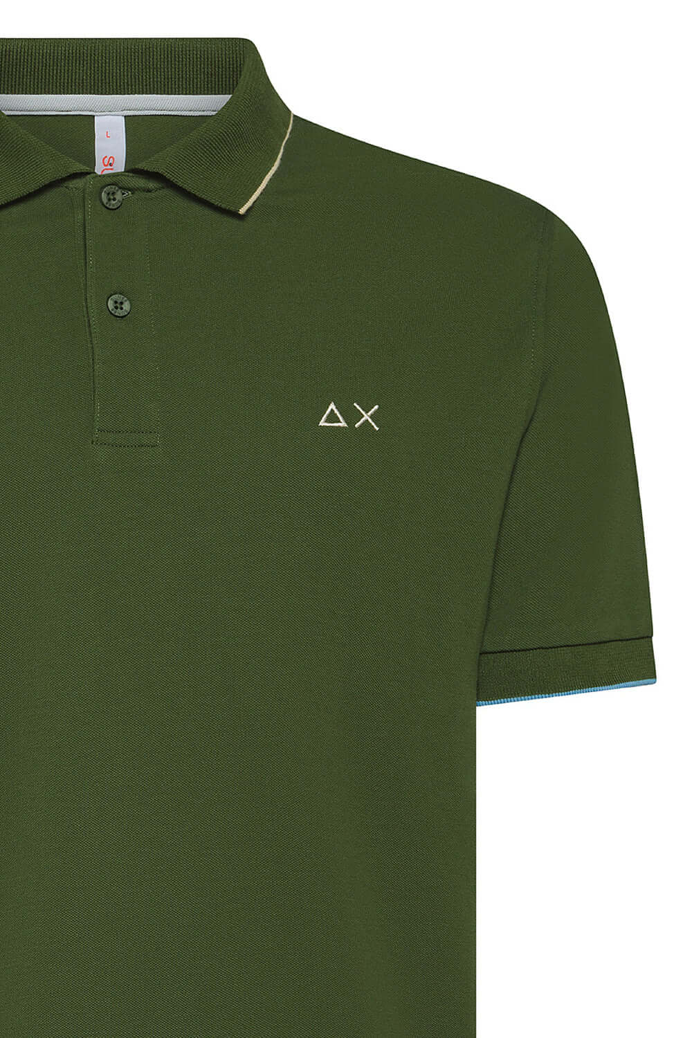 SUN 68 Polo small stripes on collar Uncategorized SUN 68