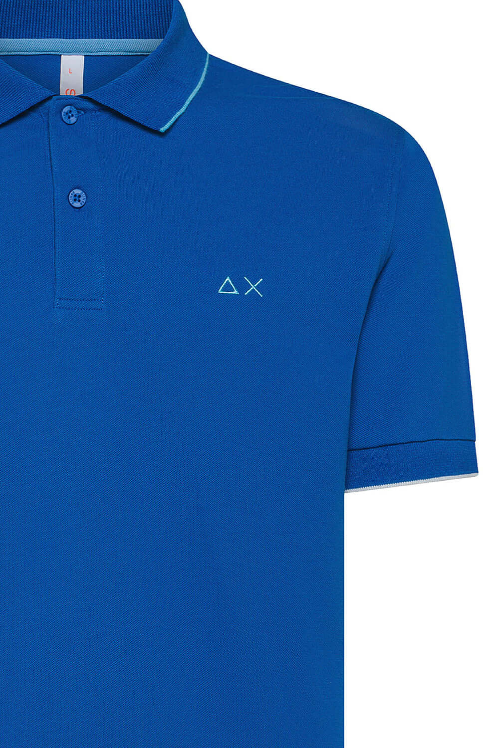 SUN 68 Polo small stripes on collar Uncategorized SUN 68