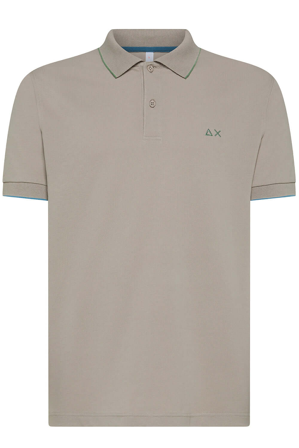 SUN 68 Polo small stripes on collar Uncategorized SUN 68