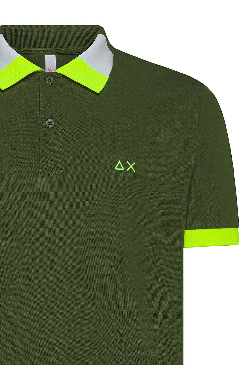 SUN 68 Polo con colletto fluo multicolor