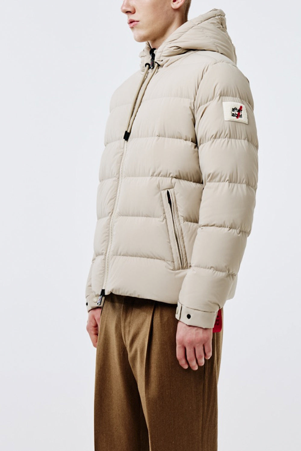 AFTER LABEL Giubbotto Verbier in nylon stretch opaco