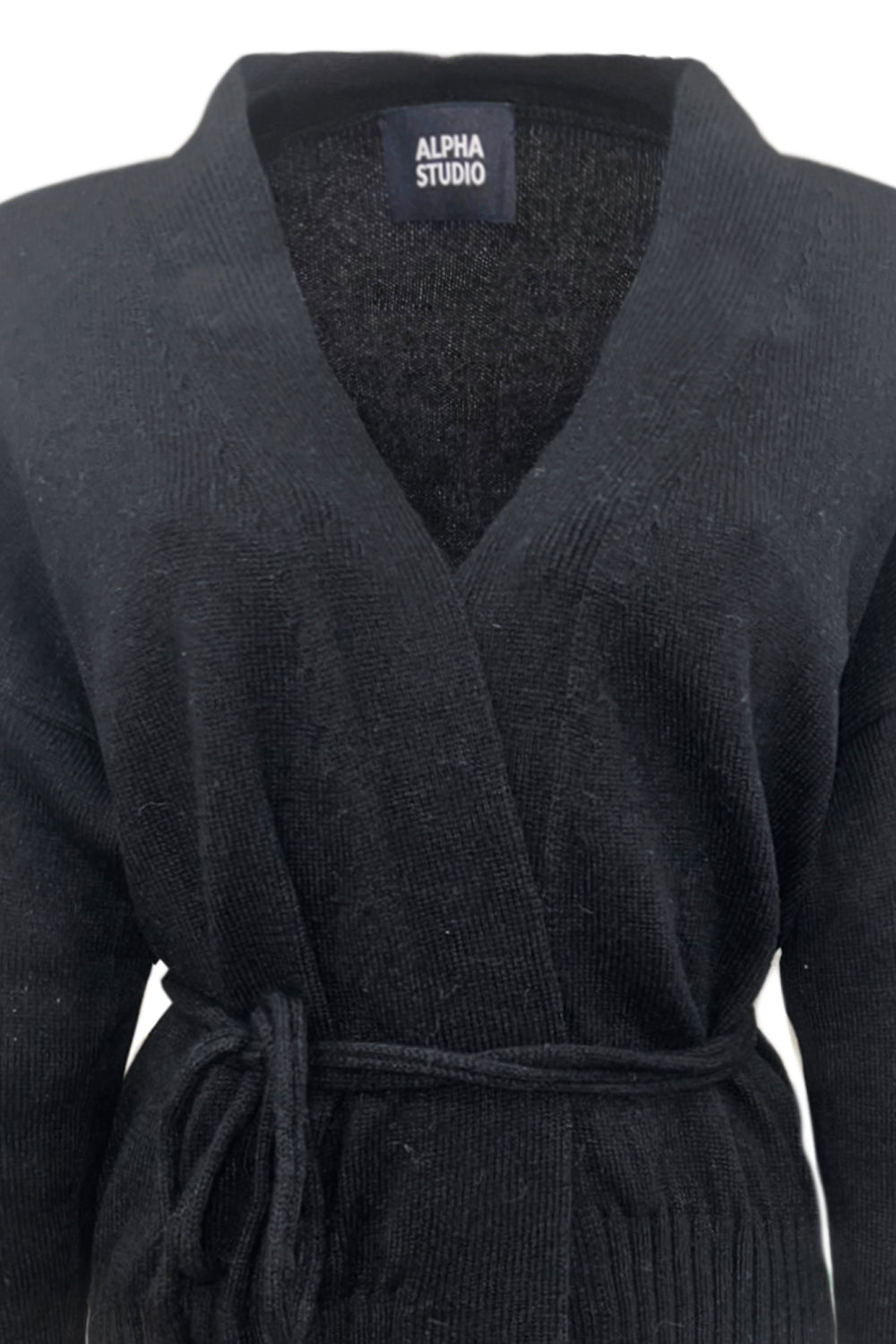 ALPHA STUDIO Cardigan con cinturina Jerseys ALPHA STUDIO