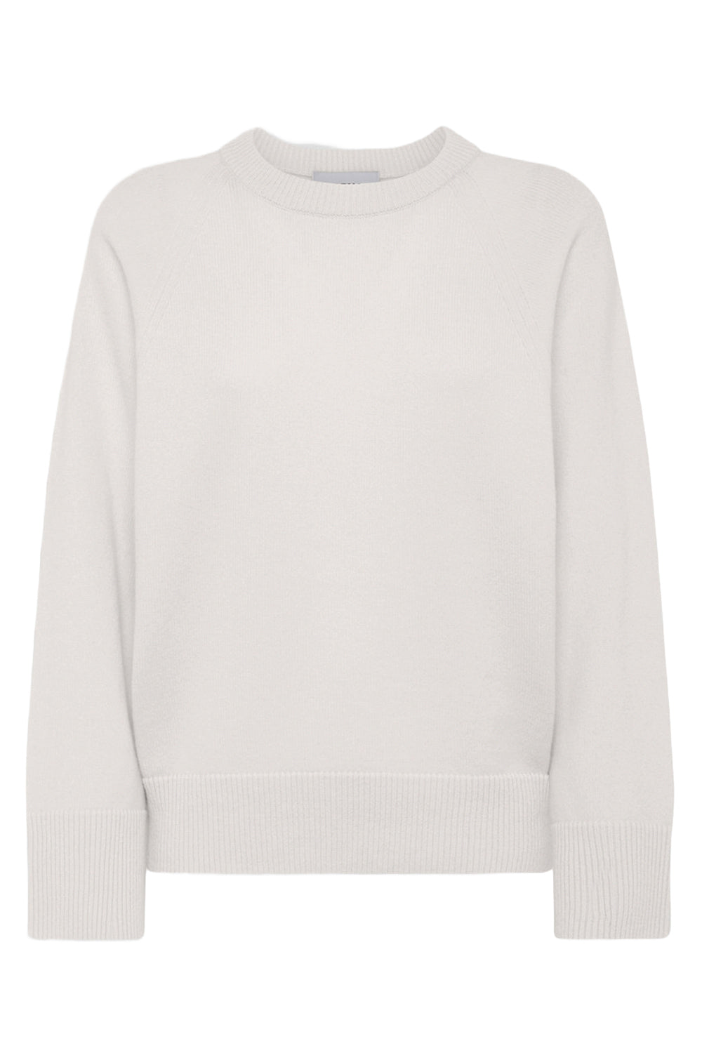 ALPHA STUDIO Maglia girocollo raglan in lana bianco latte