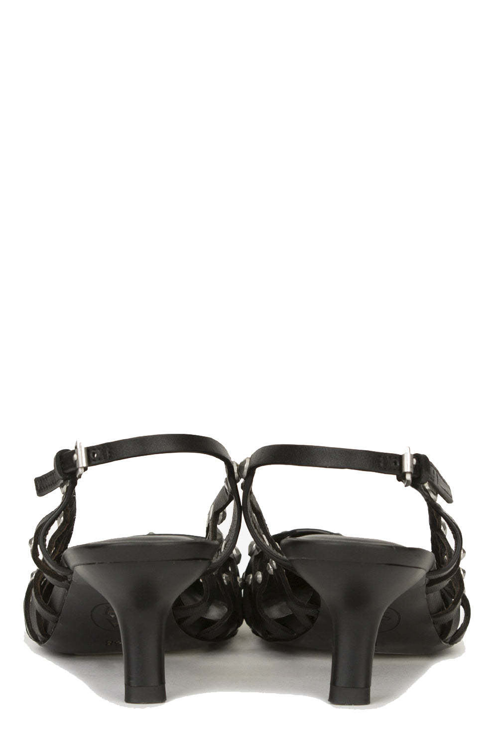 ASH Sandali bizarre in pelle con borchiette