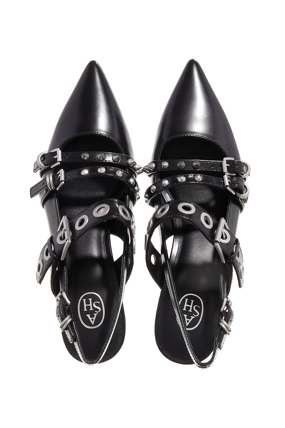 ASH Sandali in Pelle con Fibbie - Modello Babel