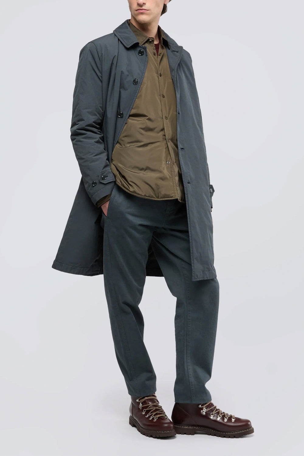 ASPESI Overshirt in nylon idrorepellente
