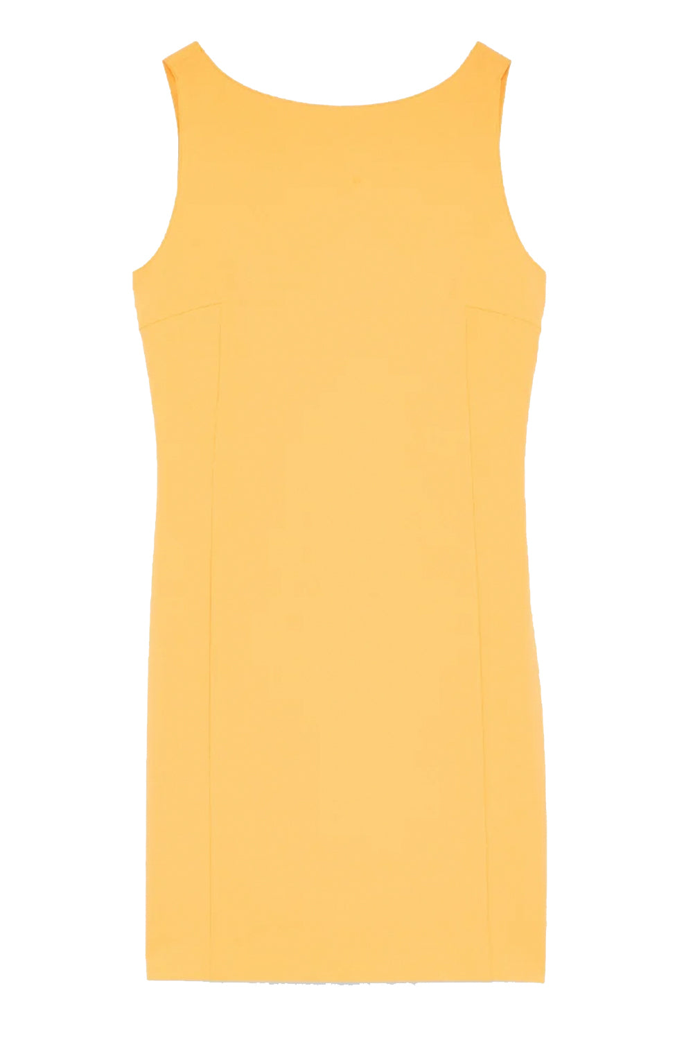PATRIZIA PEPE Abito Slim Fit smanicato in sablé crepe PATRIZIA PEPE