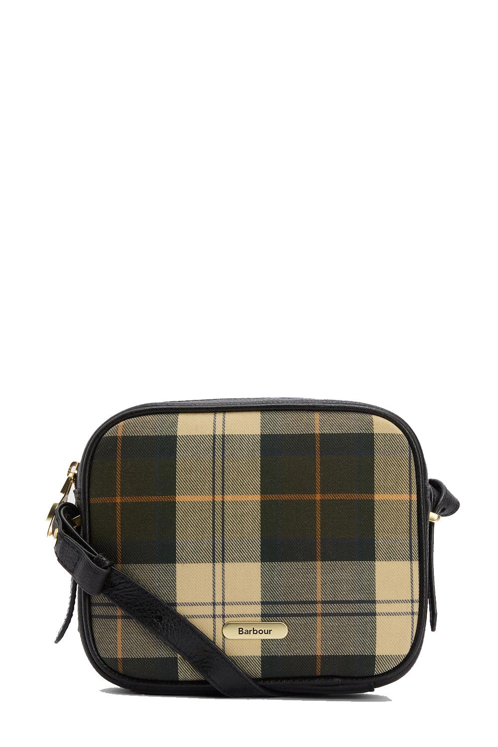 BARBOUR Borsa a tracolla con motivo tartan Daphne