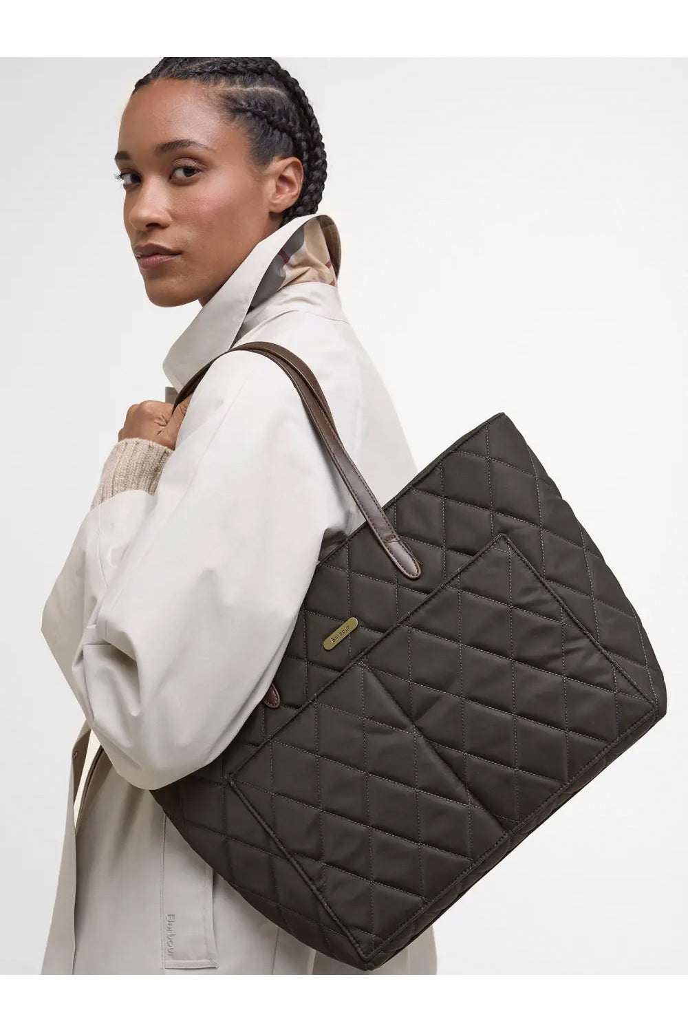 BARBOUR Borsa tote trapuntata