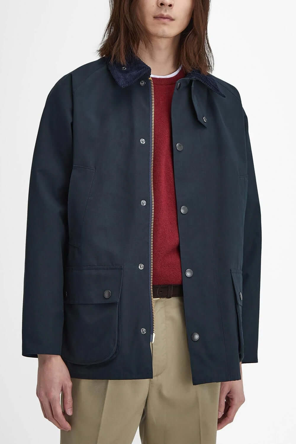 BARBOUR Giacca antipioggia Bedale dal taglio classico