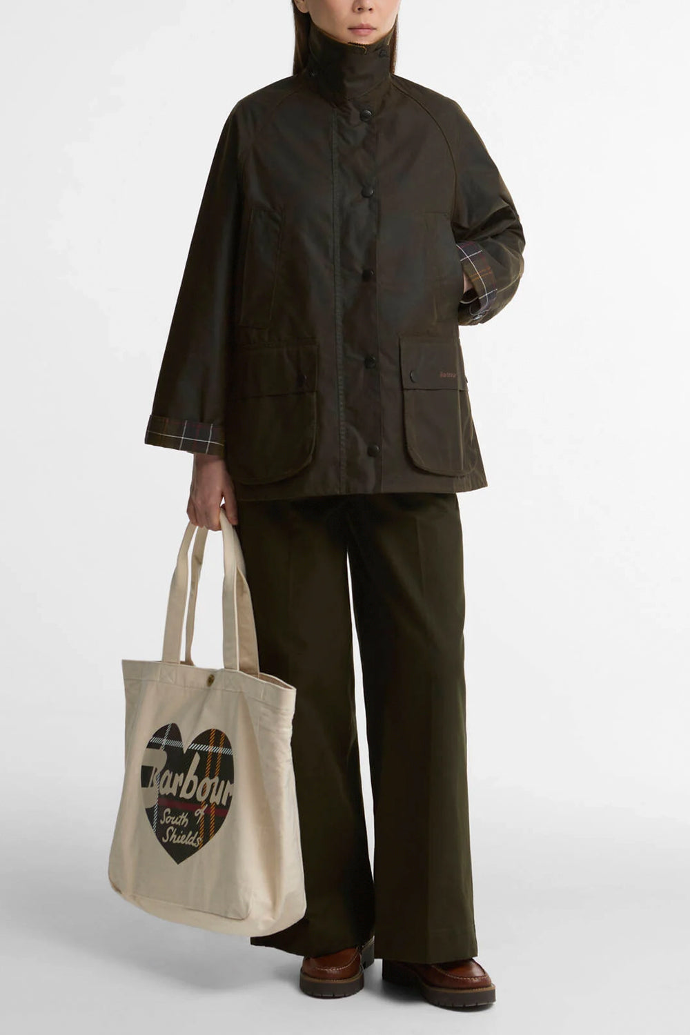 BARBOUR Giacca cerata Bedale da donna
