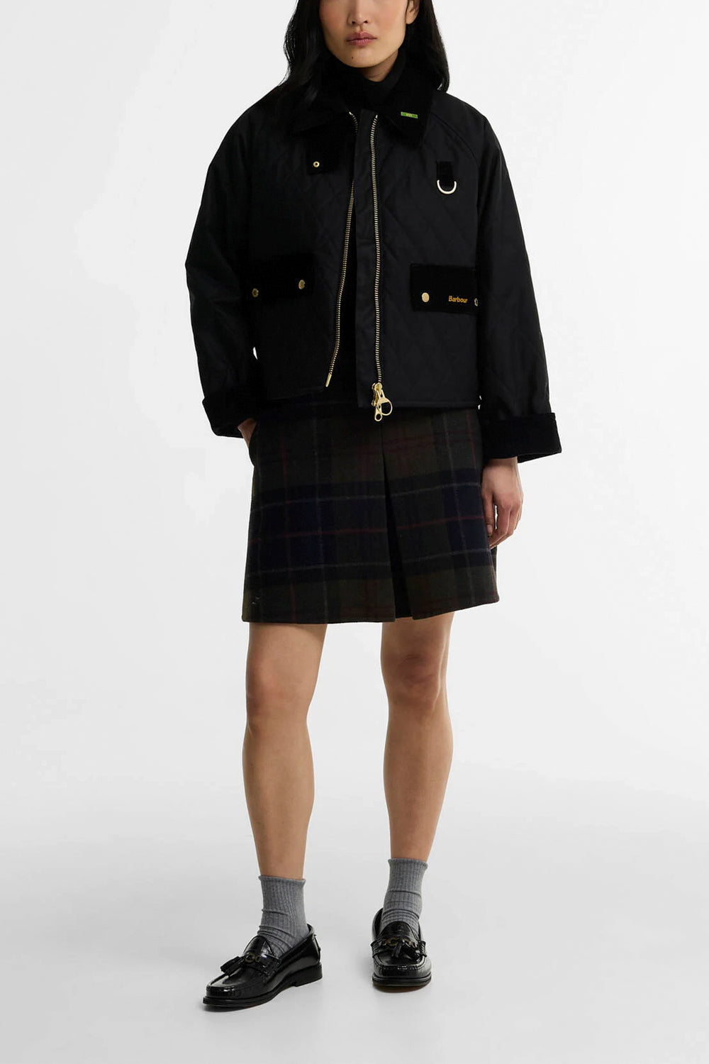 BARBOUR Giacca cerata trapuntata Spey Icons