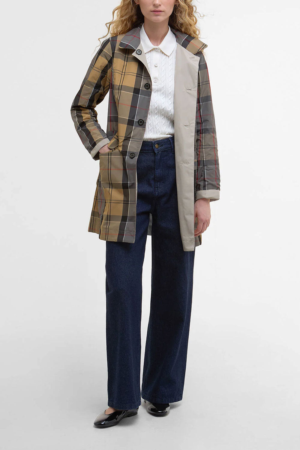 BARBOUR Giacca impermeabile reversibile Babbity
