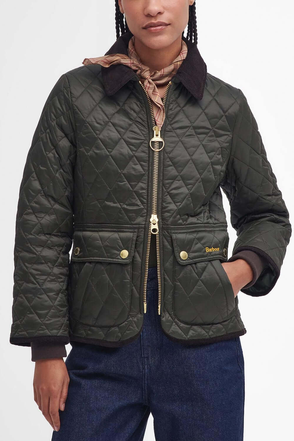 BARBOUR Giacca trapuntata Beadnell dalla vestibilità aderente Uncategorized BARBOUR