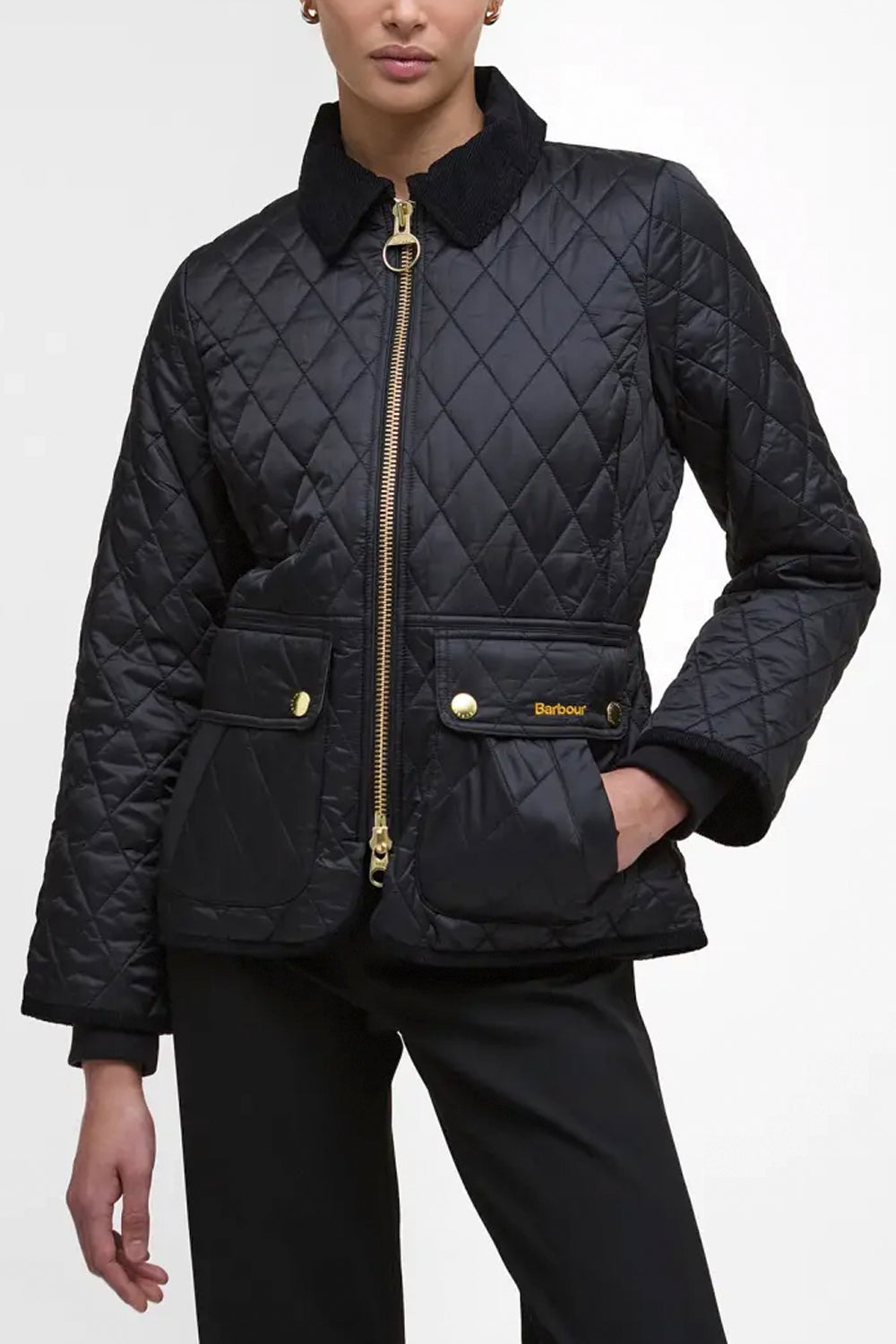 BARBOUR Giacca trapuntata Beadnell dalla vestibilità aderente