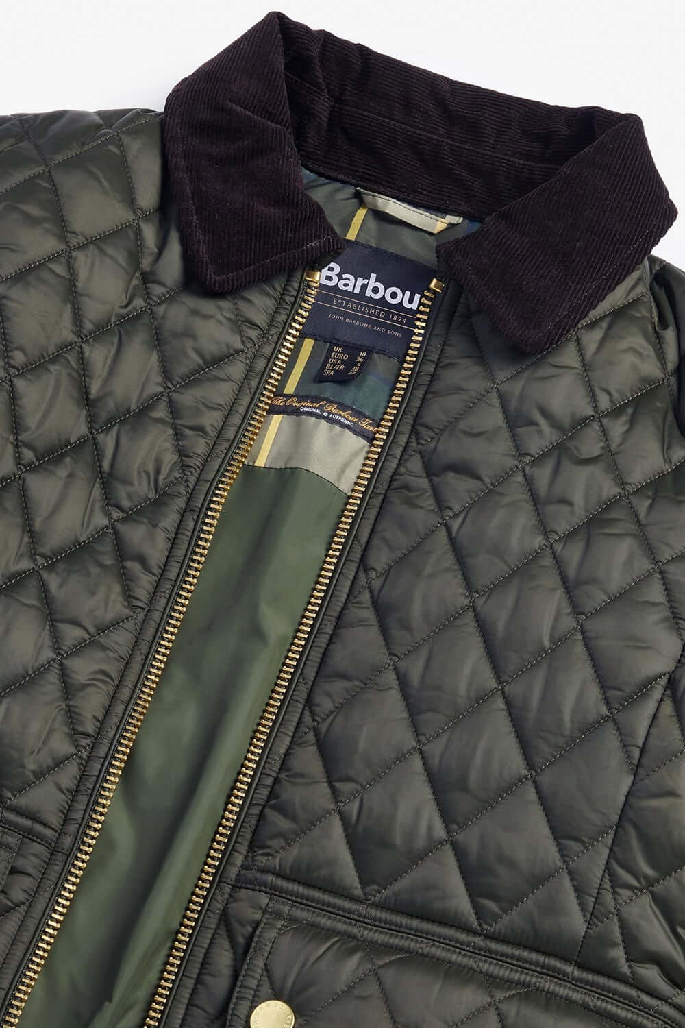 BARBOUR Giacca trapuntata Beadnell dalla vestibilità aderente Uncategorized BARBOUR