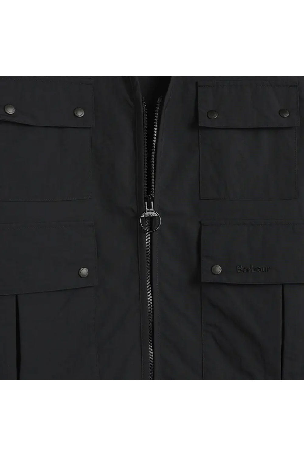 BARBOUR Gilet da pesca a mosca nero