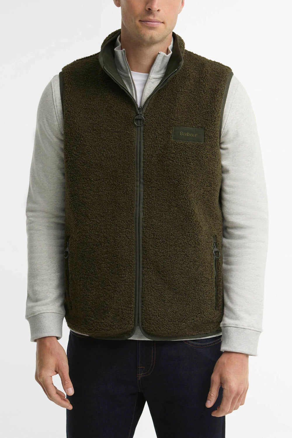 BARBOUR Gilet in pile reversibile