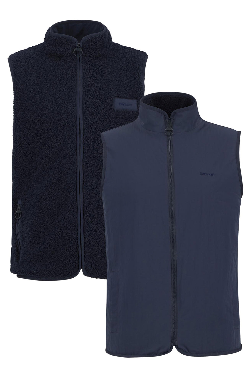 BARBOUR Gilet in pile reversibile