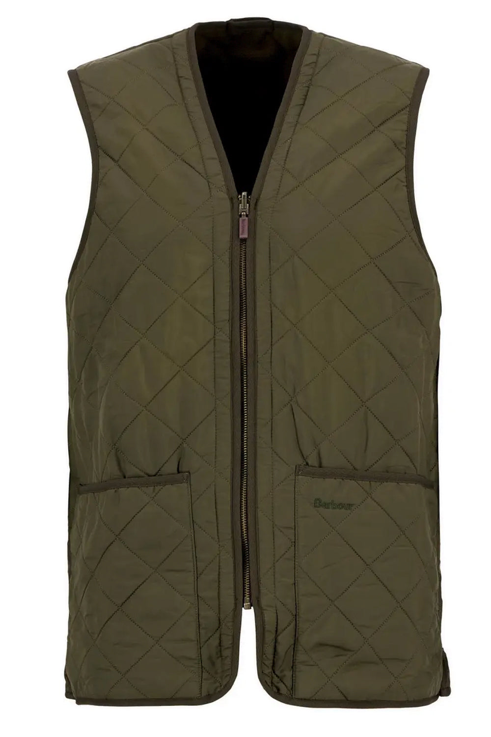 BARBOUR Gilet trapuntato/fodera con zip Polarquilt