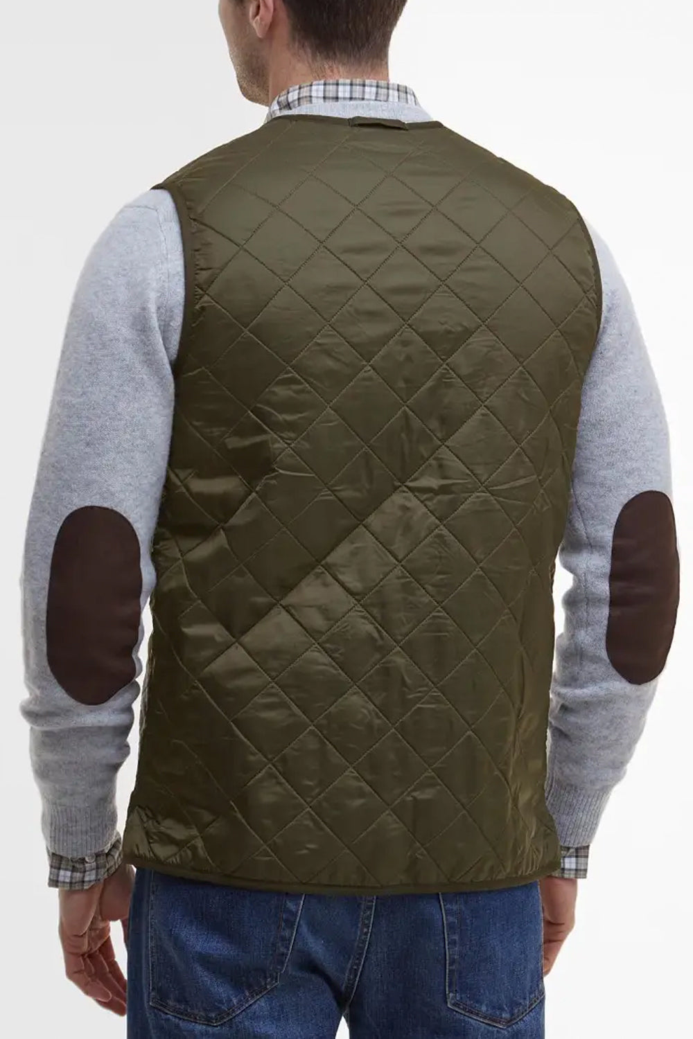 BARBOUR Gilet trapuntato/fodera con zip Polarquilt