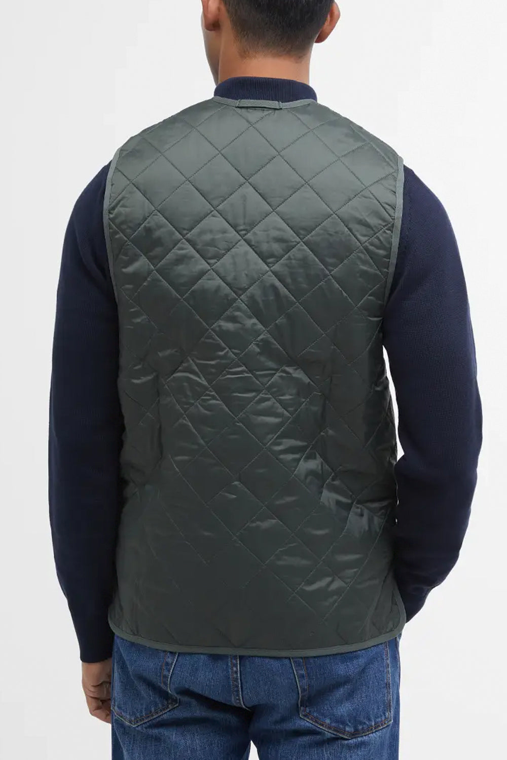 BARBOUR Gilet trapuntato/fodera con zip